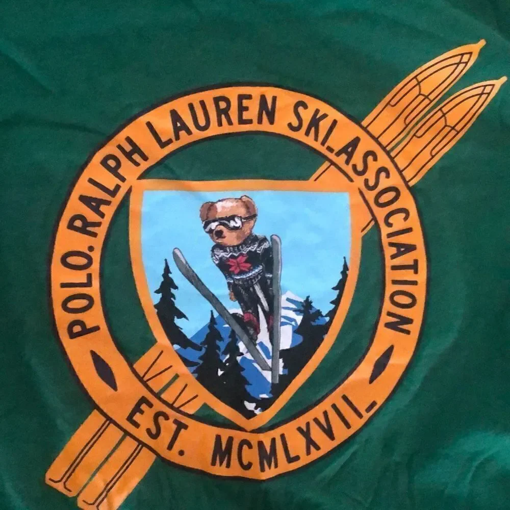 Polo Ralph Lauren Kids green long sleeve T-shirt ski association size M